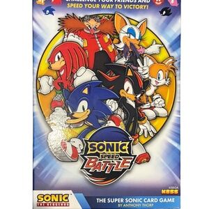 Sonic Speed Battle Card Game – Complete w/ Cards, Tokens & Rulebook - V